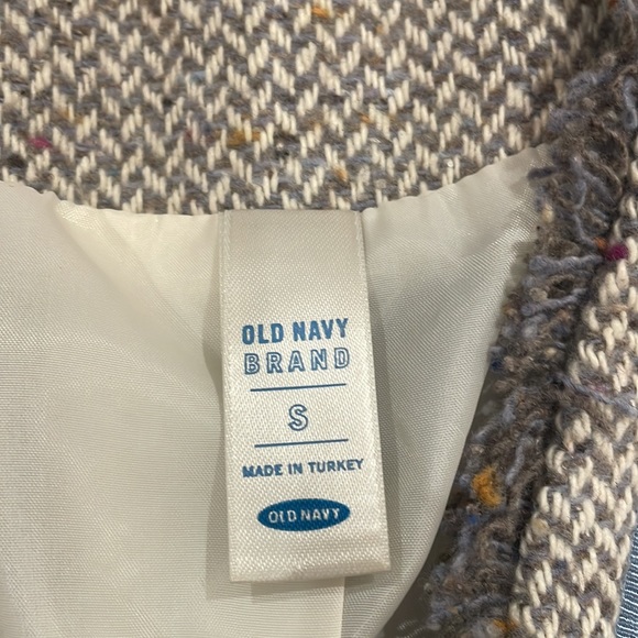 Old Navy Wool Boucle Tweed Blazer - Size Small - Picture 5 of 7